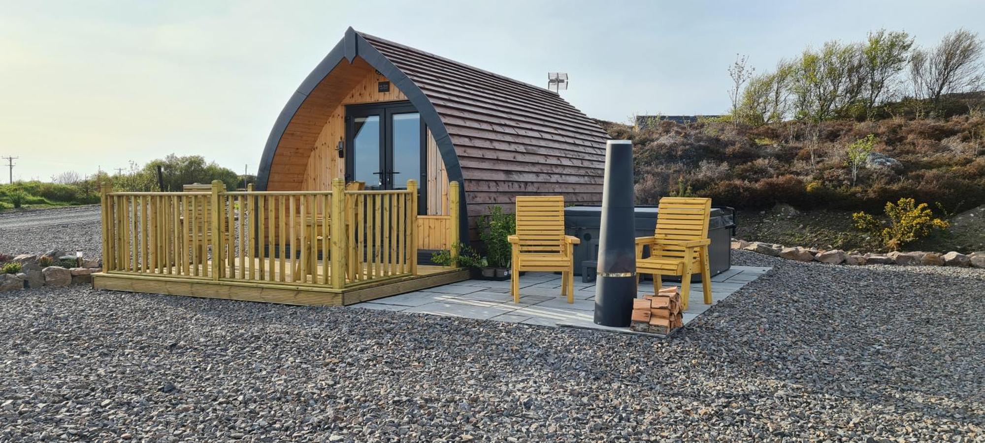 Loch Ewe Luxury Pods Daire Mellon Charles Dış mekan fotoğraf